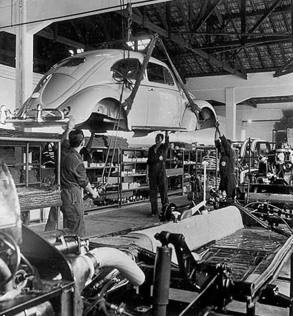 Oval-window CKD production at Volkswagen do Brasil, Ipiranga-SP, Brazil