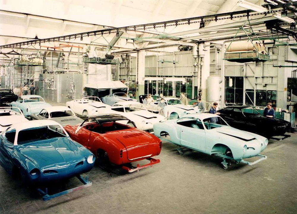 Karmann 
        Ghia production at Wilhelm Karmann GmbH