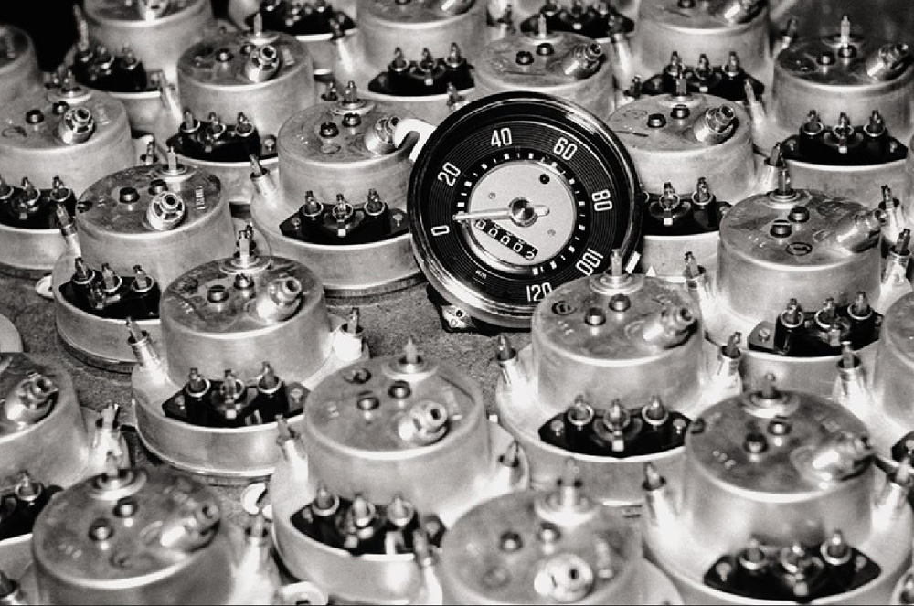 Speedometers, 
        fresh out of the box, ready for installation