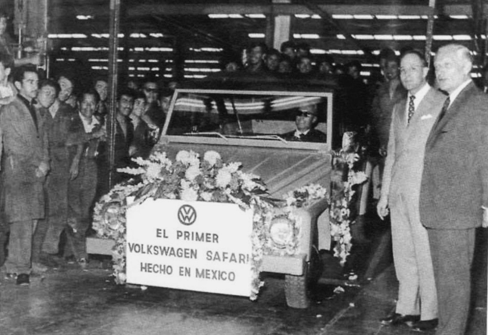 The 
        first Volkswagen Type 181 to be built in M&eacute;xico